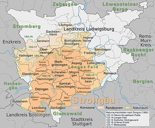 Strohgäu-Karte